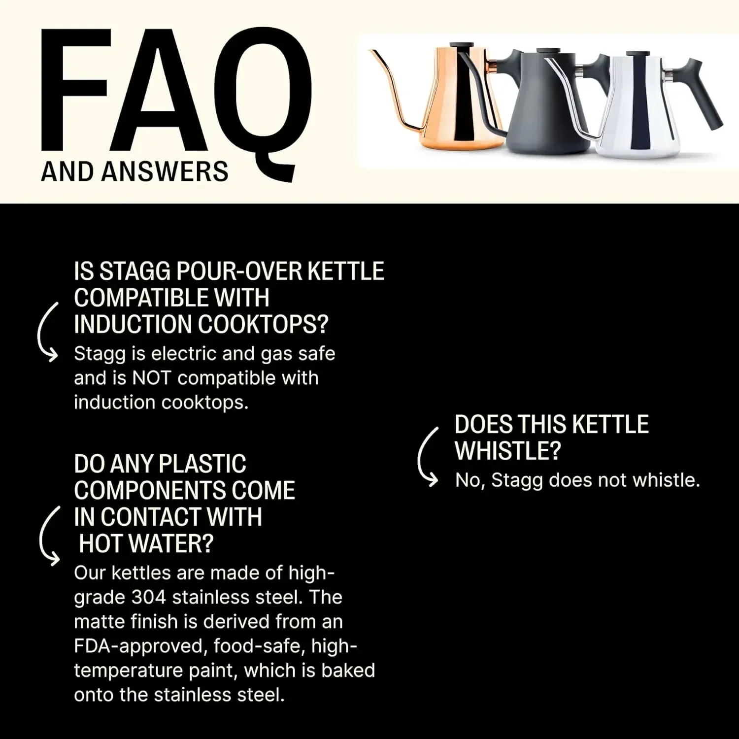 Pour Over Kettle - XMSJ.Stagg Stovetop Pour-Over Coffee and Tea