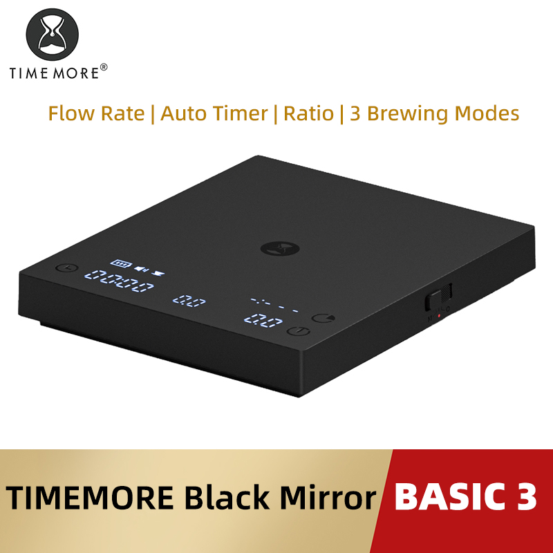 TIMEMORE Basic 3 Black Mirror  – Coffee Bean Scale recenzja i cena