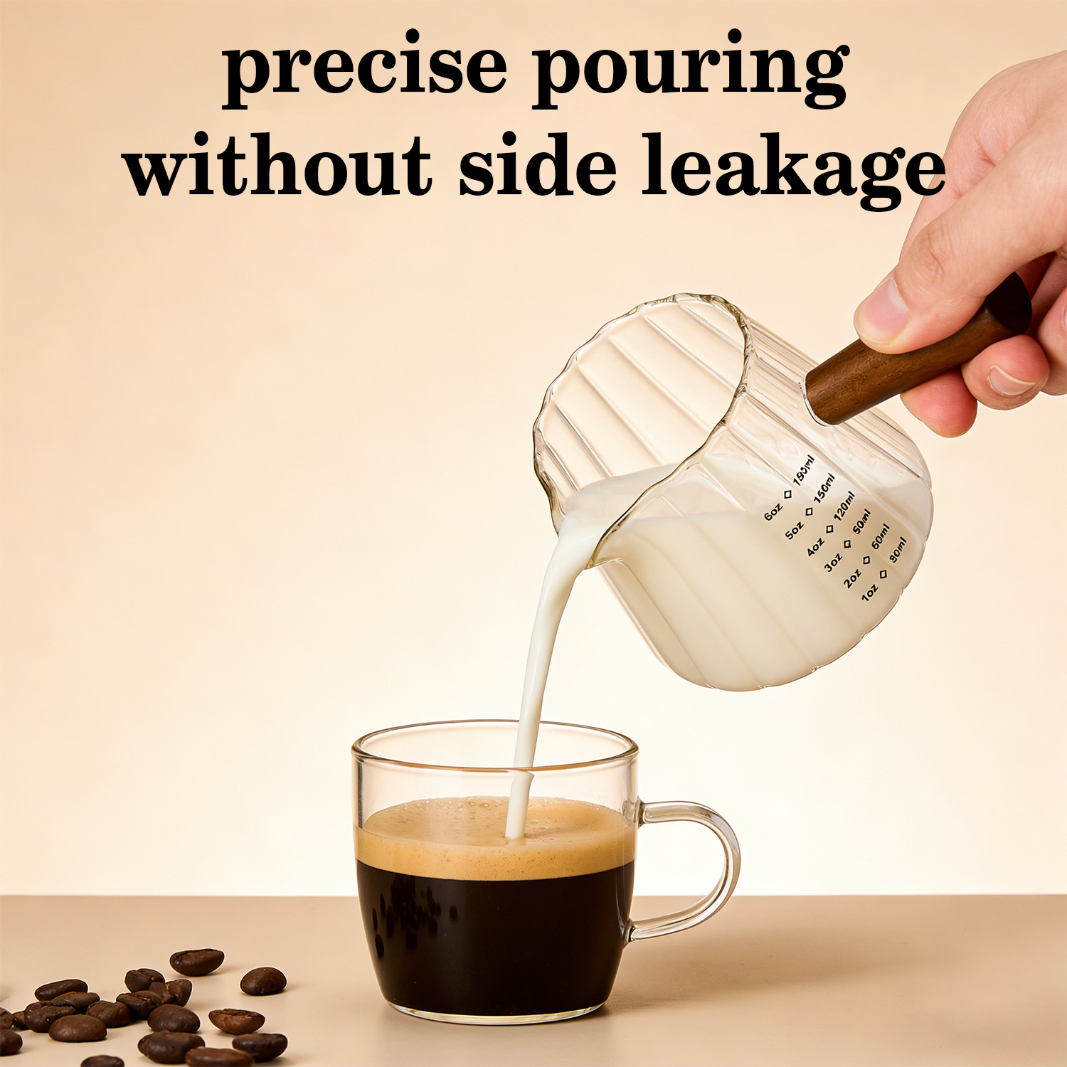 OANKR 6 oz Glass Measuring Cup – Coffee Bean Scale recenzja i cena