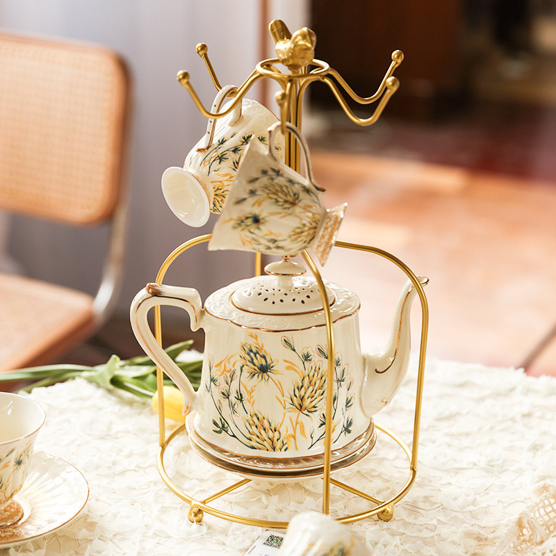 Golden French Retro European C – Coffee Tea English recenzja i cena