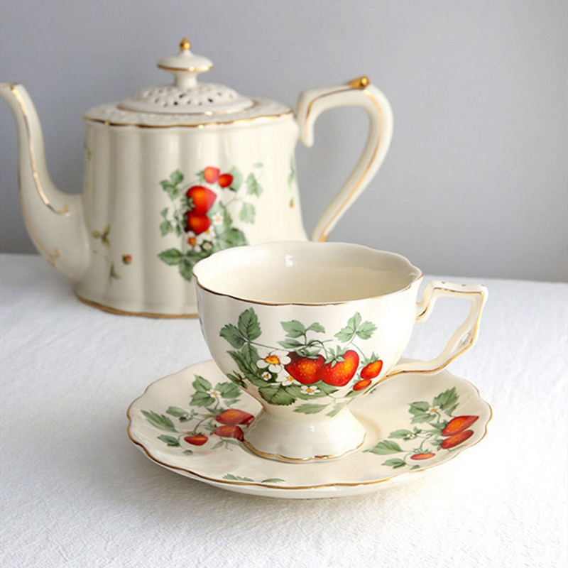 French Retro Teapot Coffee Cup – Coffee Tea English recenzja i cena