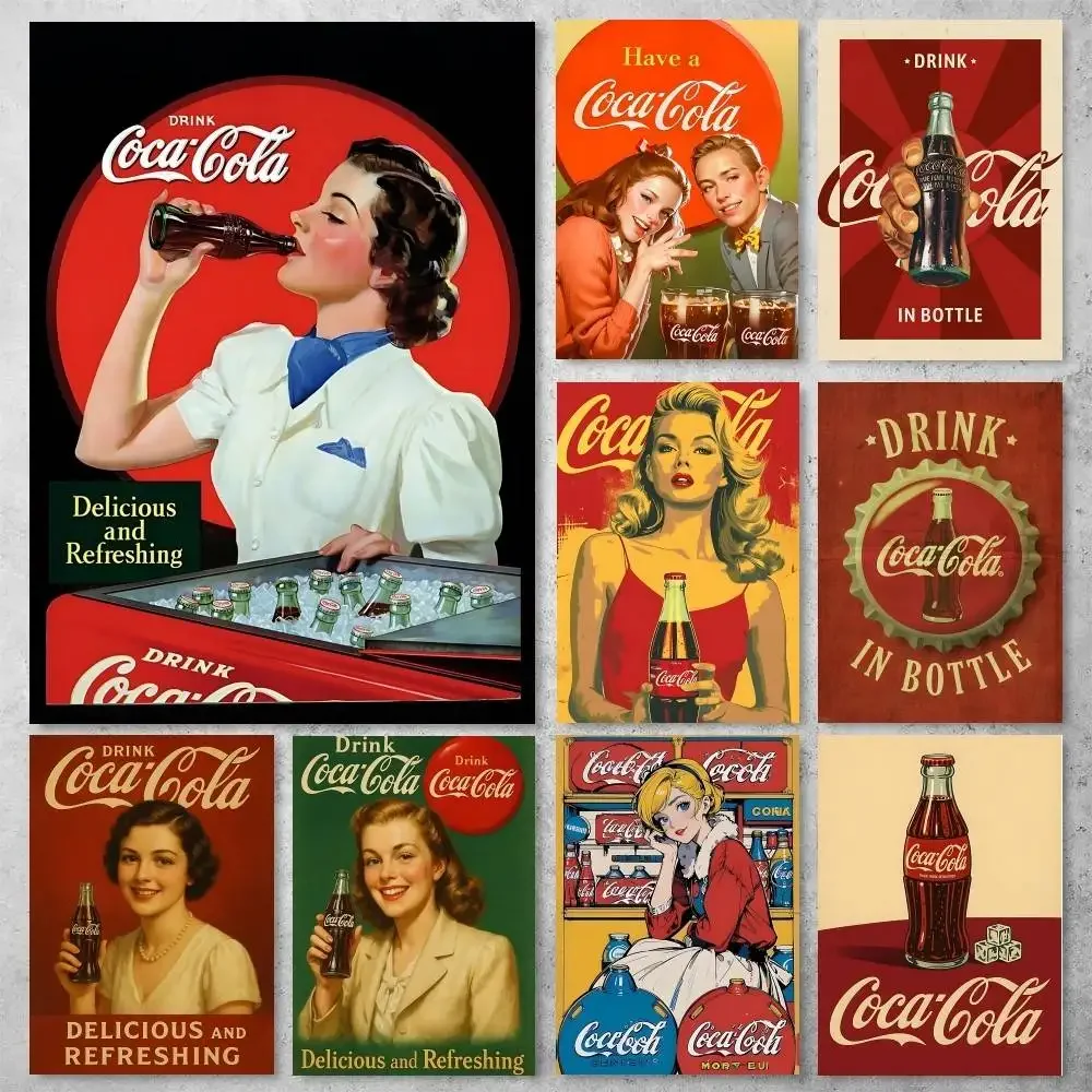 Classic Vintage C-Coca C-cola  – Coffee Tea Poster recenzja i cena