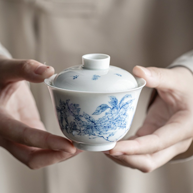 Antique Blue White Porcelain G – Gongfu Tea Set recenzja i cena