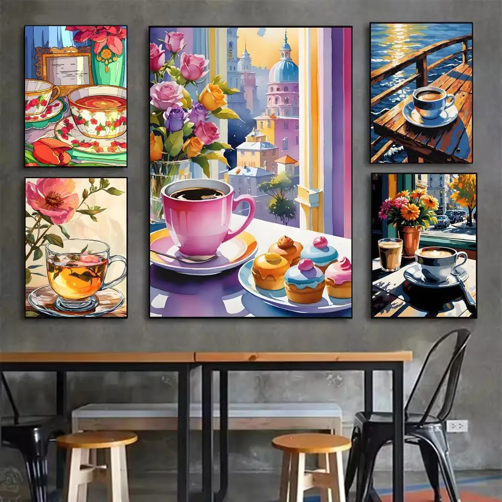 Afternoon tea coffee cup Poste – Coffee Tea Poster recenzja i cena
