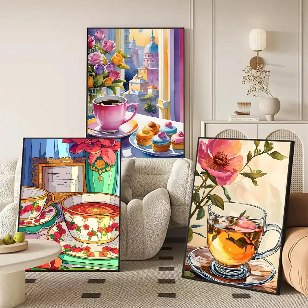 Afternoon tea coffee cup Poste – Coffee Tea Poster recenzja i cena