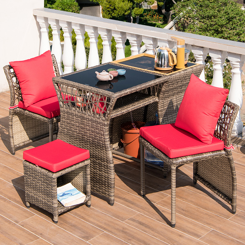 Fashion Balcony Rattan Table S – Coffee Tea Garden recenzja i cena