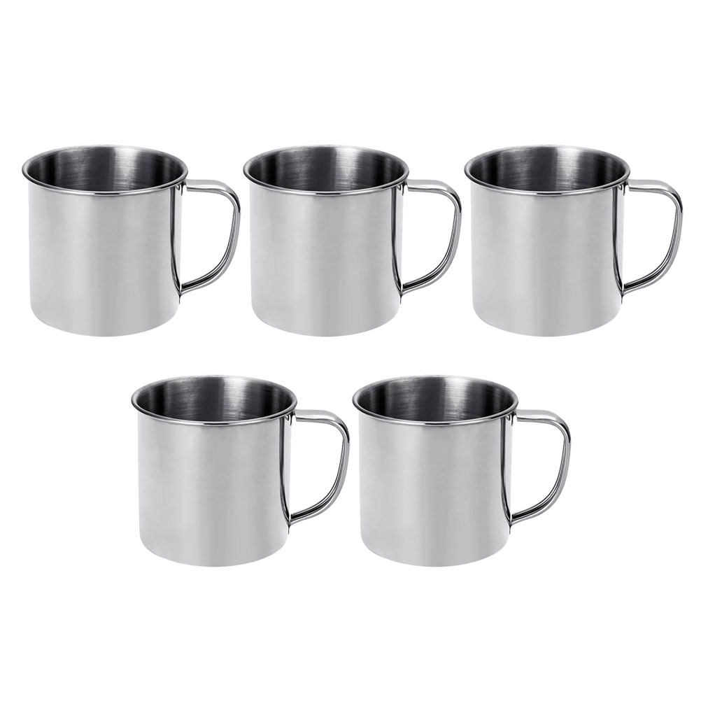 5Pcs Stainless Steel Cup Set H – Coffee Tea Home recenzja i cena