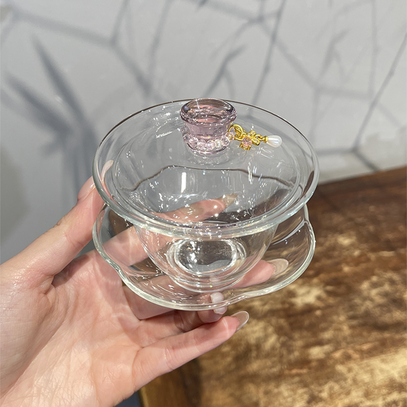 Pink High Borosilicate Glass G – Gongfu Tea Set recenzja i cena