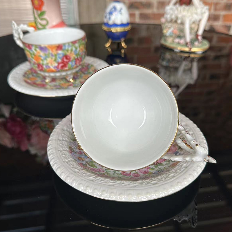 Coffee cups, plates, European  – Coffee Tea English recenzja i cena
