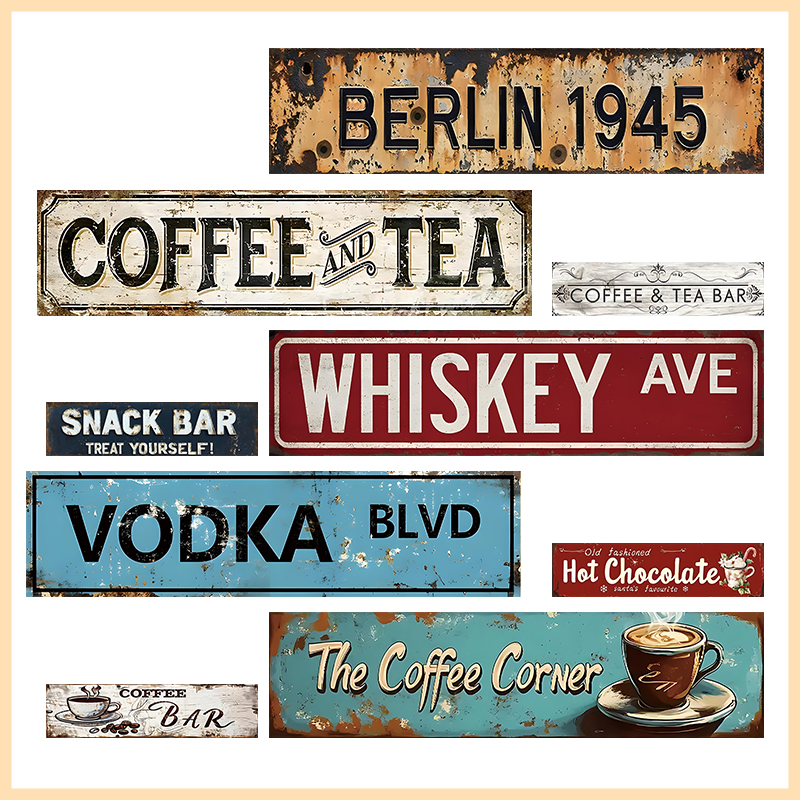 Vintage Wall Decor Poster Coff – Coffee Tea Poster recenzja i cena