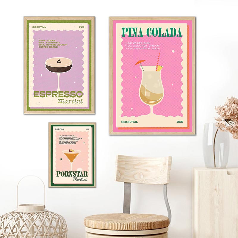 Cocktail Mojito Juice Drinks B – Coffee Tea Poster recenzja i cena