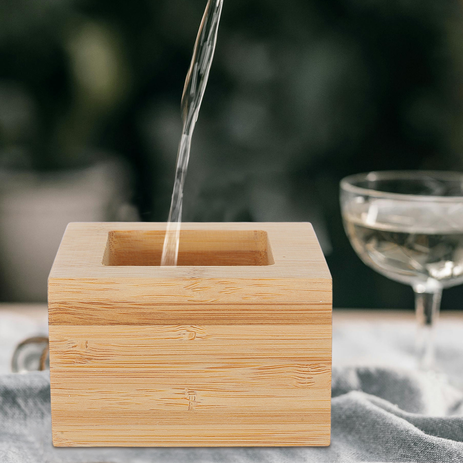 Japanese Square Wooden Sake Cu – Coffee Tea Home recenzja i cena