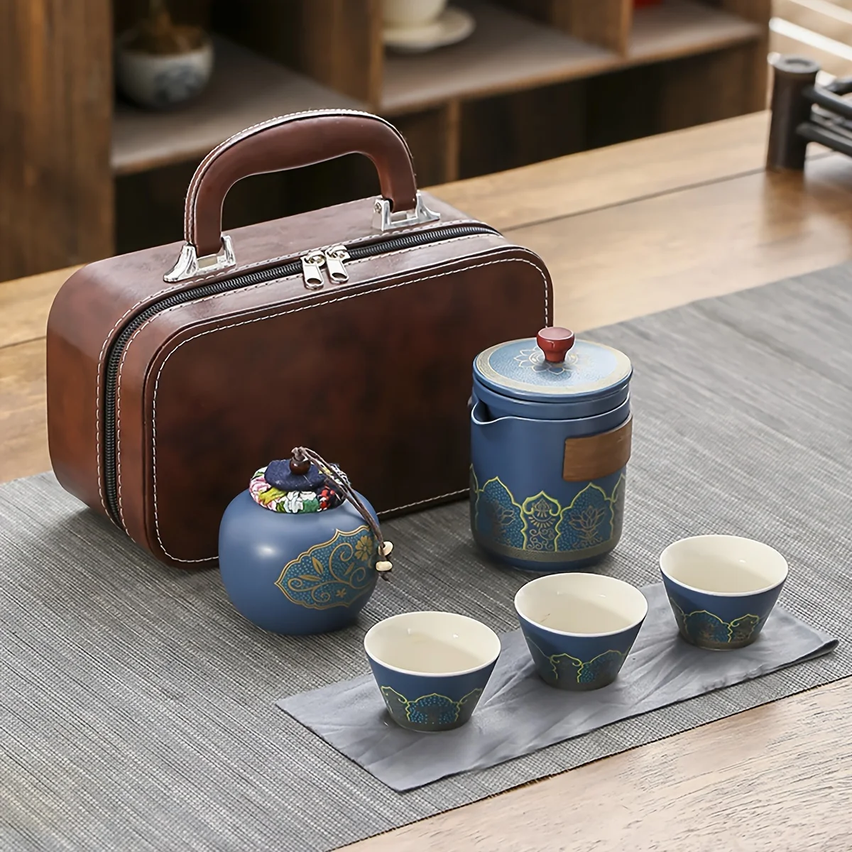 1 Set Travel Tea Set Portable  – Gongfu Tea Set recenzja i cena