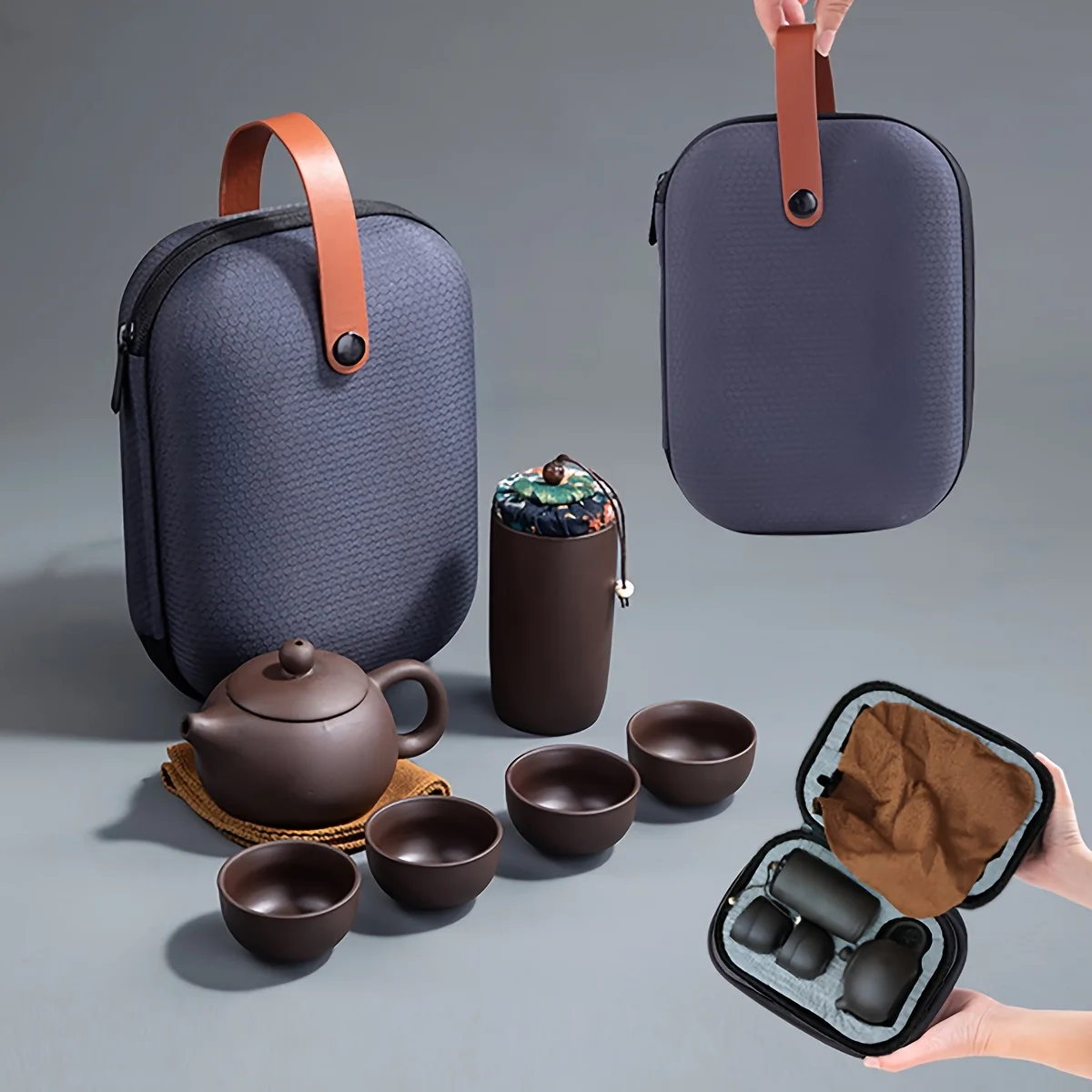1 Set Travel Tea Set Portable  – Gongfu Tea Set recenzja i cena