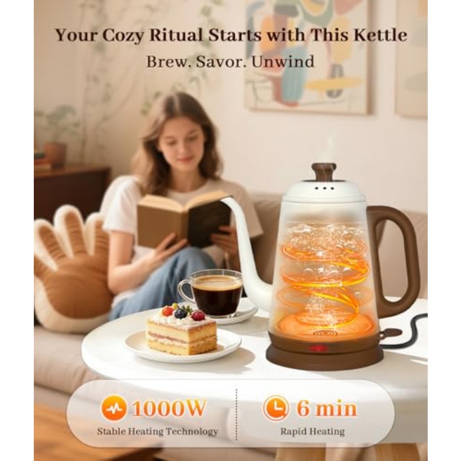 Gooseneck Electric Kettle 1L 1 – Pour Over Kettle recenzja i cena