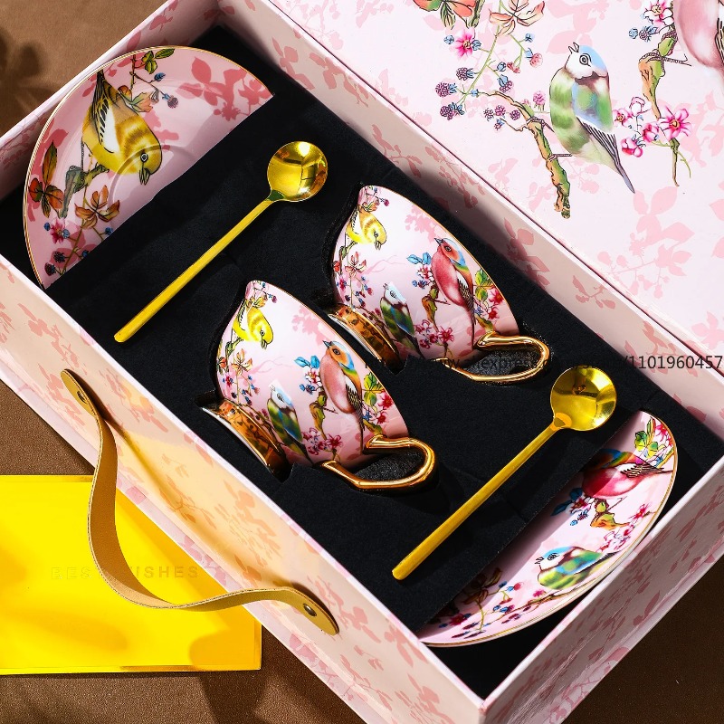 Flower-and-bird European bone  – Coffee Tea English recenzja i cena