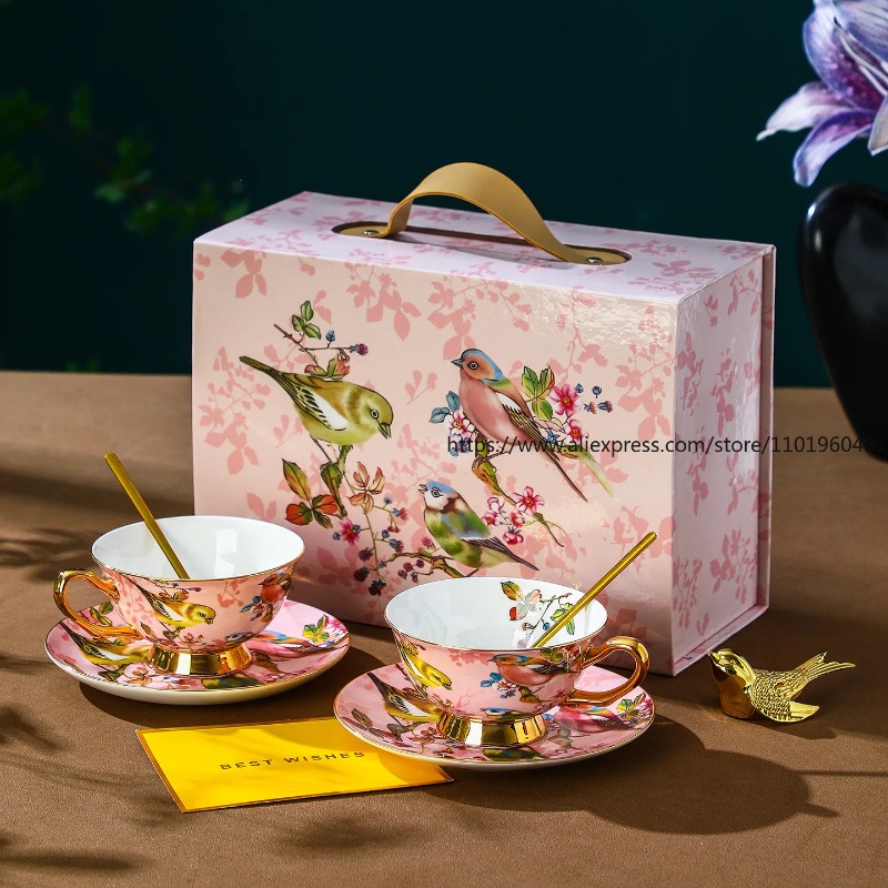 Flower-and-bird European bone  – Coffee Tea English recenzja i cena