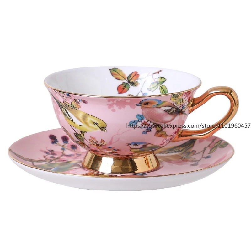 Flower-and-bird European bone  – Coffee Tea English recenzja i cena