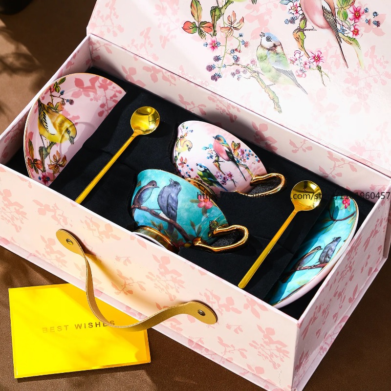 Flower-and-bird European bone  – Coffee Tea English recenzja i cena