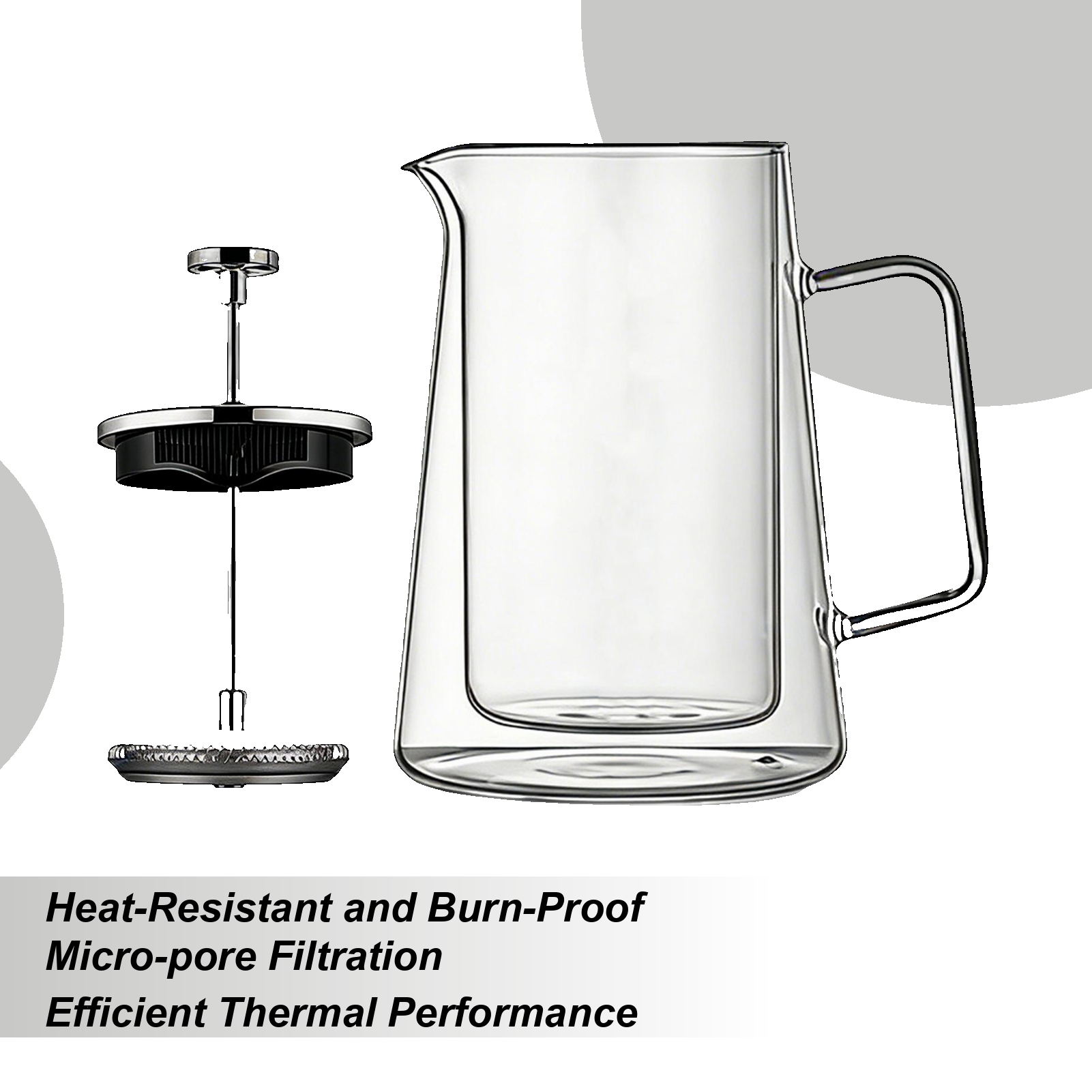 Coffee Presses Glass Stainless – Coffee Tea Home recenzja i cena