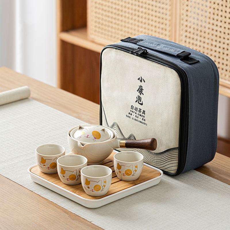 Portable Glass Ceramic Chinese – Gongfu Tea Set recenzja i cena