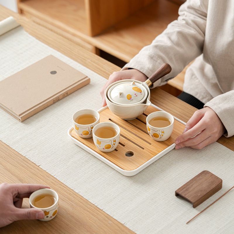 Portable Glass Ceramic Chinese – Gongfu Tea Set recenzja i cena