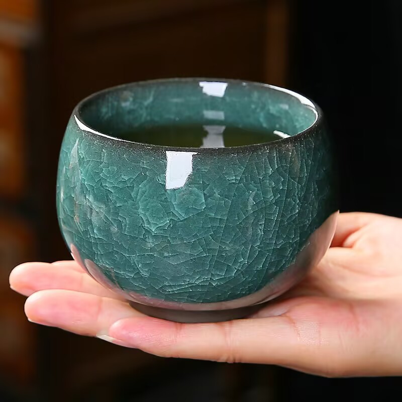 Cracked Ice Glaze Ceramic Tea  – Gongfu Tea Set recenzja i cena