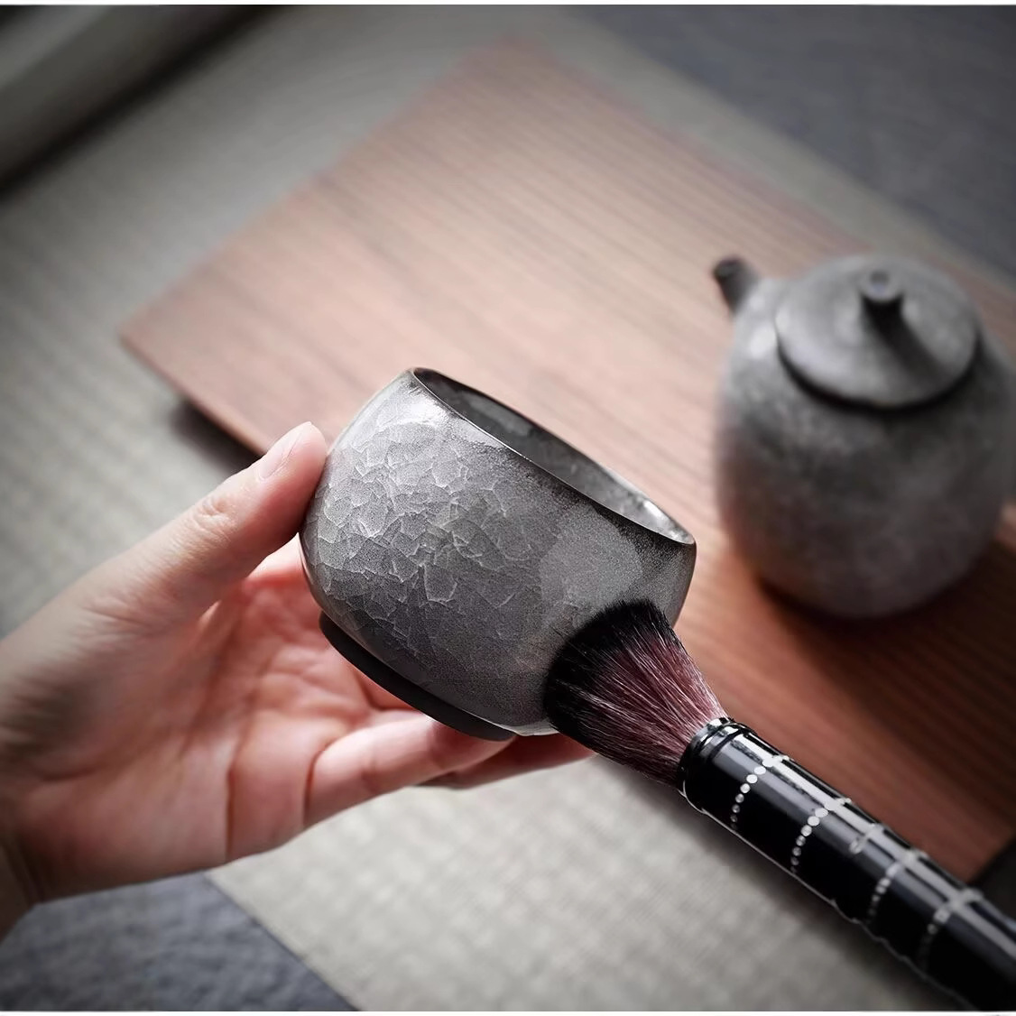 Cracked Ice Glaze Ceramic Tea  – Gongfu Tea Set recenzja i cena