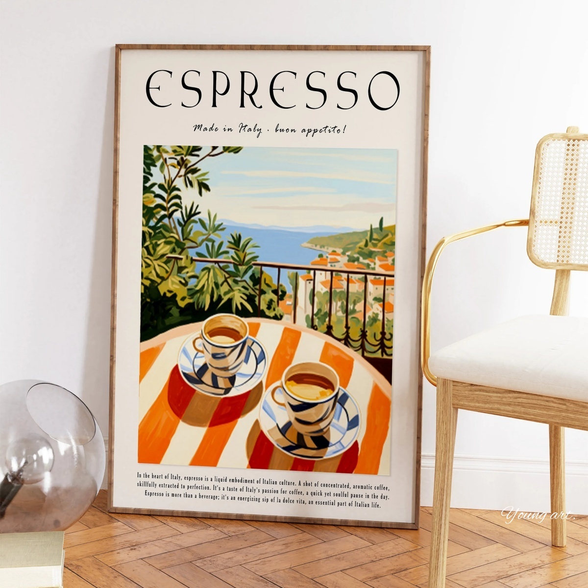 Italian Espresso Coffee Canvas – Coffee Tea Poster recenzja i cena