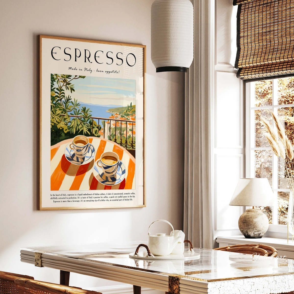 Italian Espresso Coffee Canvas – Coffee Tea Poster recenzja i cena