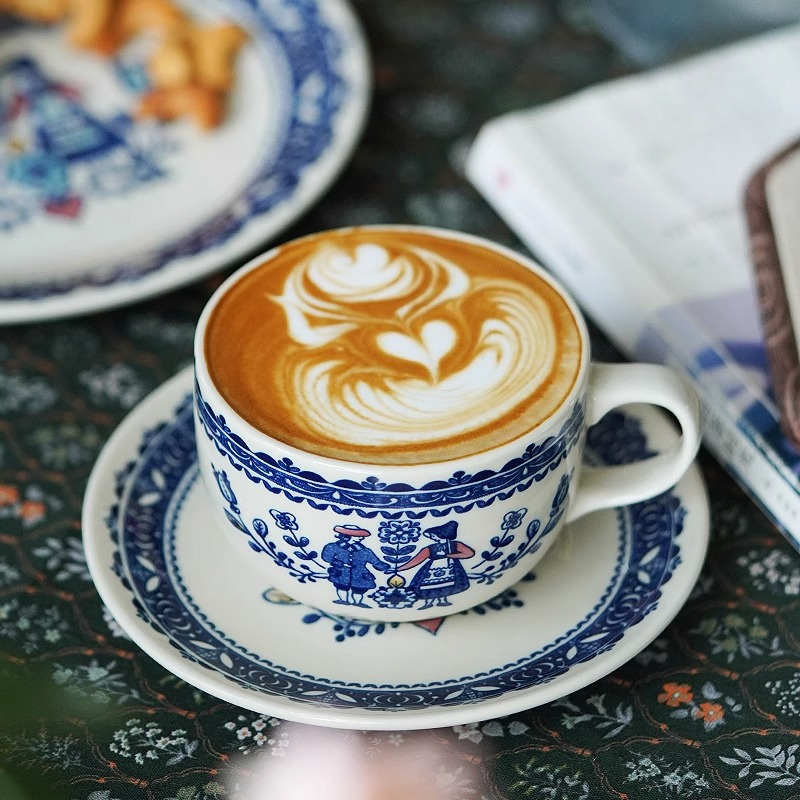 Vintage ceramic coffee cups an – Coffee Tea English recenzja i cena