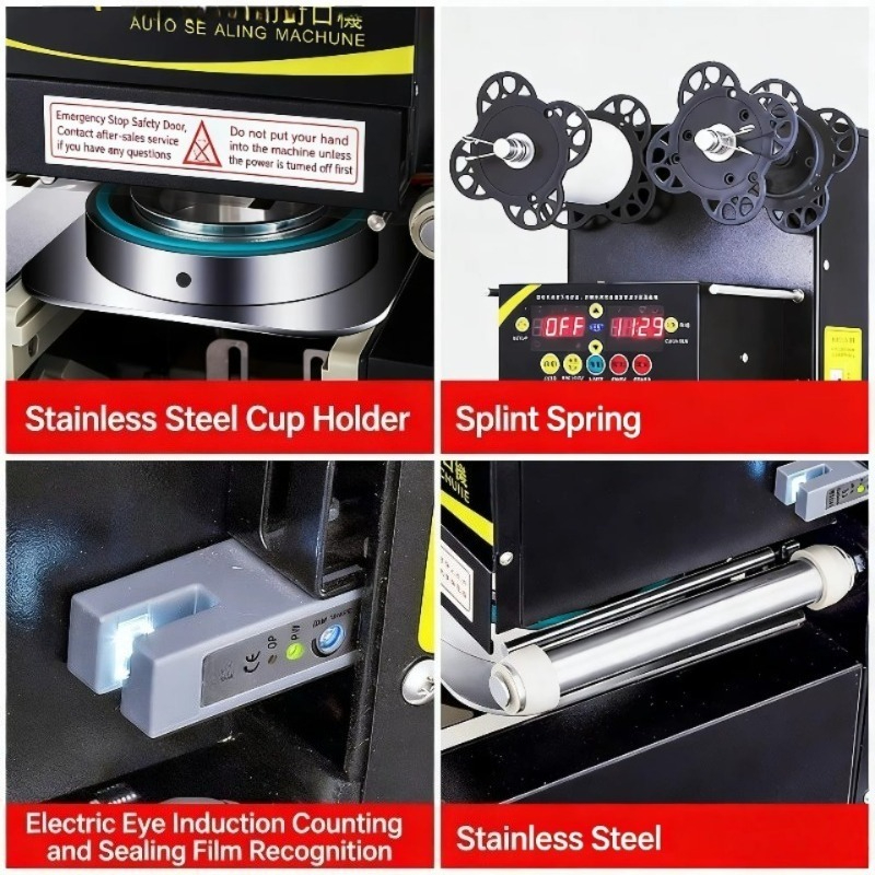 Automatic Plastic Cup Sealing  – Coffee Tea & Jane recenzja i cena