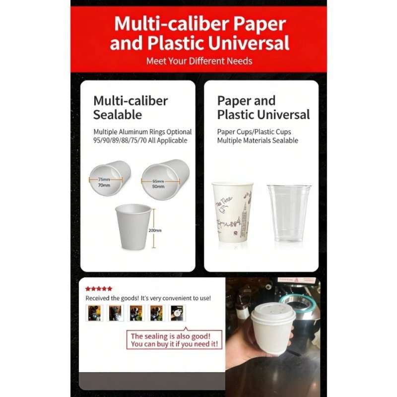 Automatic Plastic Cup Sealing  – Coffee Tea & Jane recenzja i cena