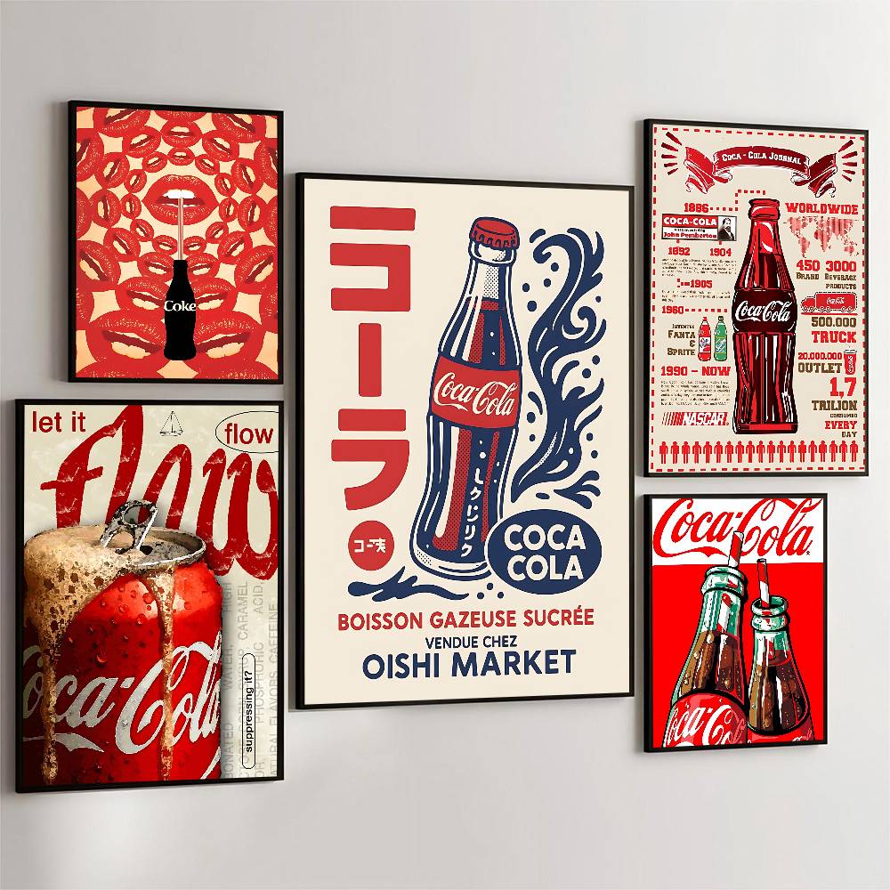 Coca -cola Vintage Anime Poste – Coffee Tea Poster recenzja i cena