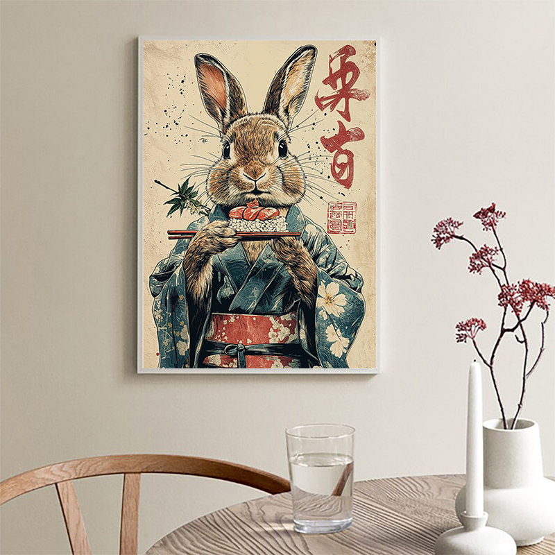 Retro Japanese Frog Drink Coff – Coffee Tea Poster recenzja i cena