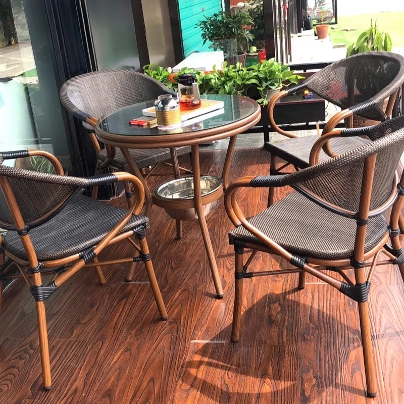 Outdoor garden rattan courtyar – Coffee Tea Garden recenzja i cena