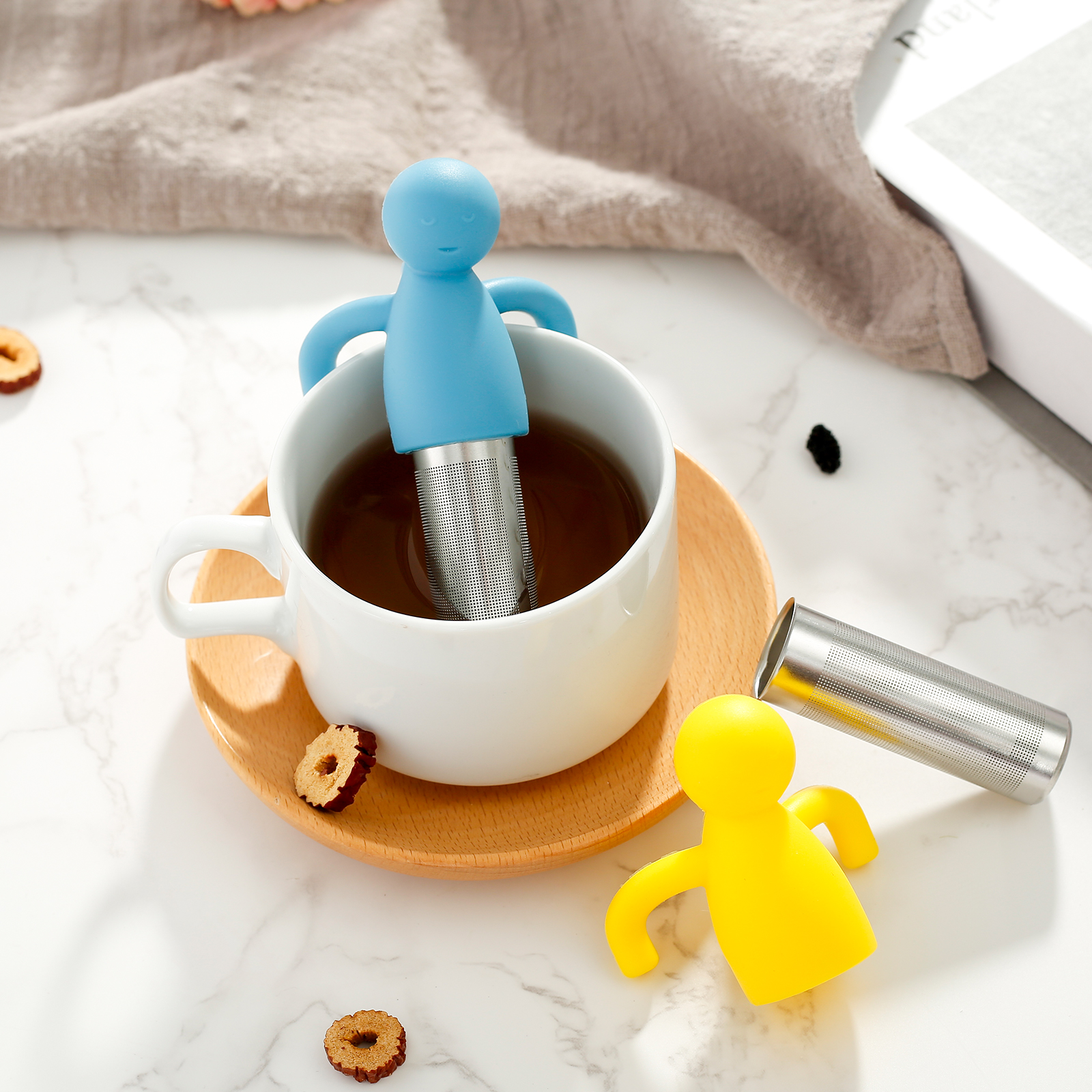 4Pcs Tea Infuser for Loose Tea – Coffee Tea Infusion recenzja i cena