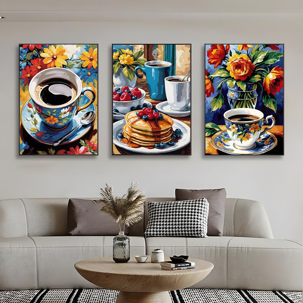 Art Afternoon tea coffee cup P – Coffee Tea Poster recenzja i cena