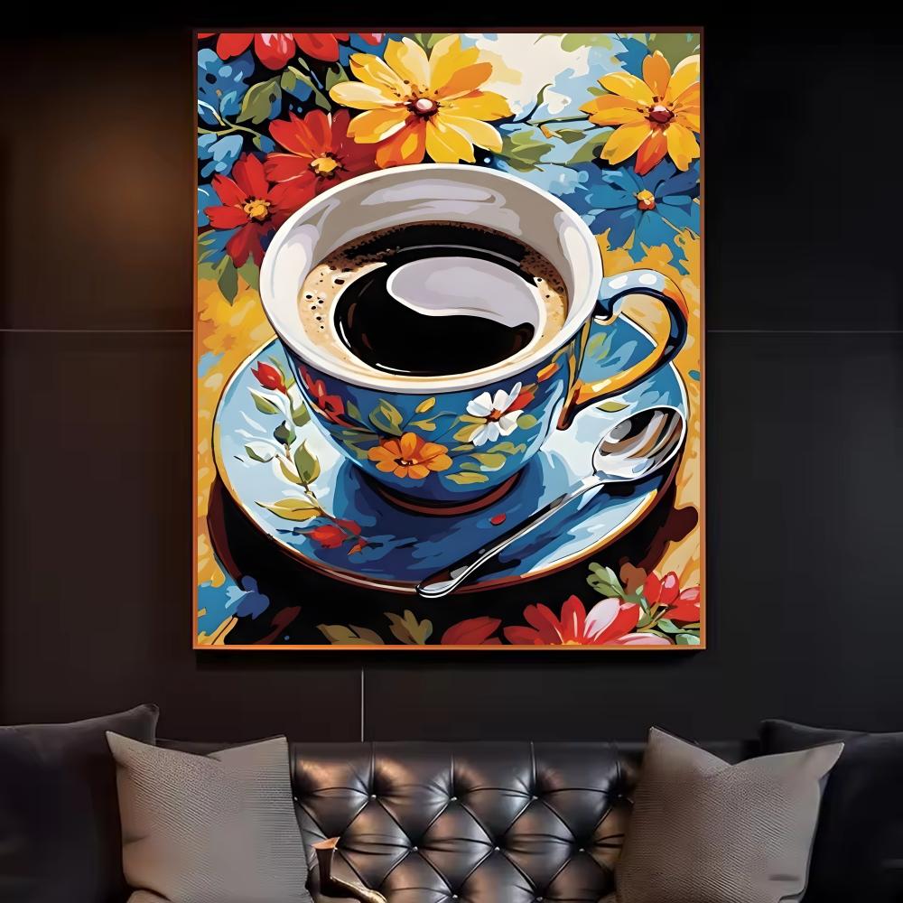 Art Afternoon tea coffee cup P – Coffee Tea Poster recenzja i cena