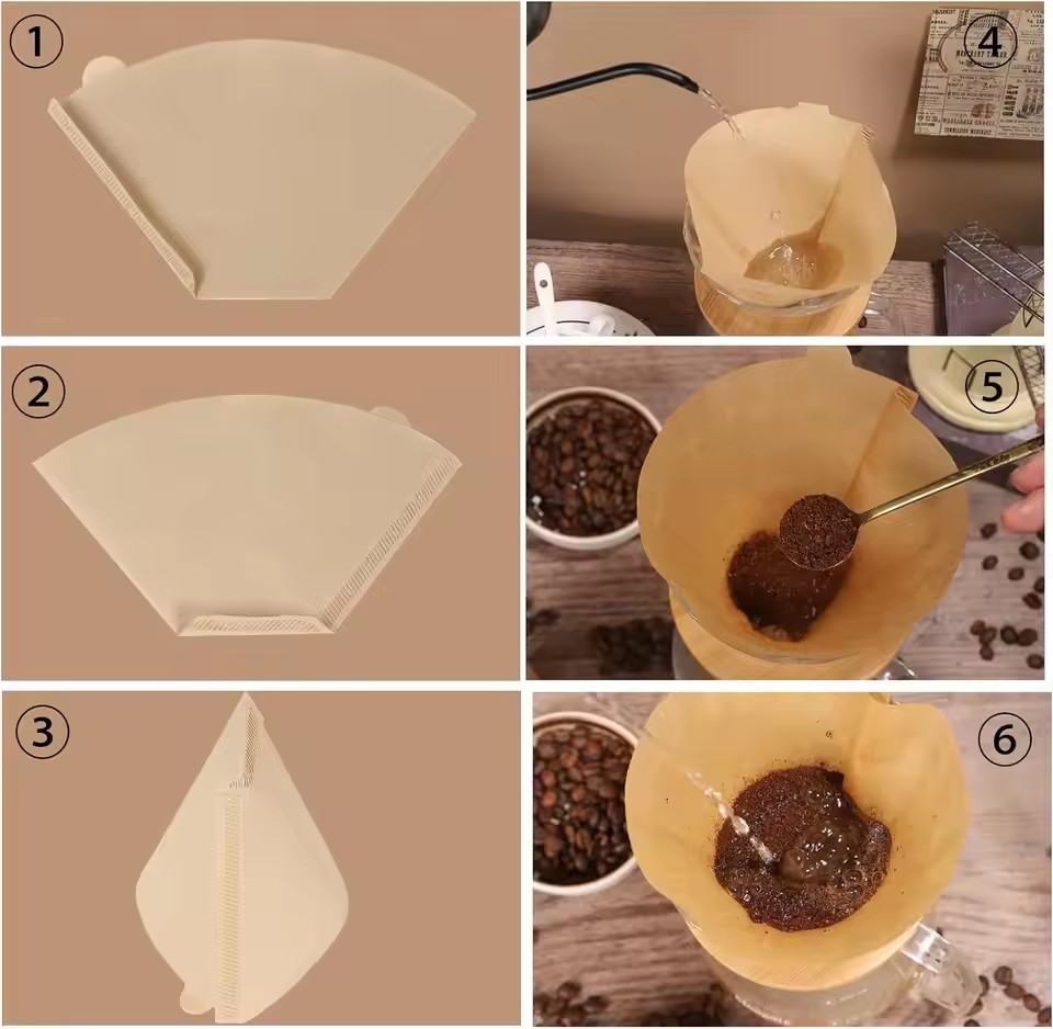 50pcs/set Log Pulp Paper Coffe – Coffee Tea Infusion recenzja i cena