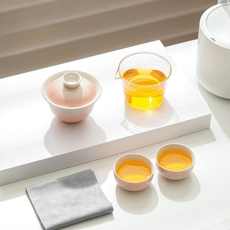 Plant Ash Glaze Gradient Trave – Gongfu Tea Set recenzja i cena