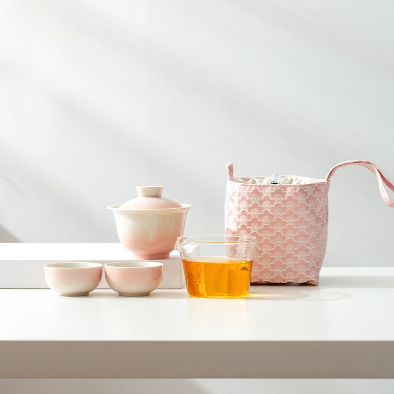 Plant Ash Glaze Gradient Trave – Gongfu Tea Set recenzja i cena