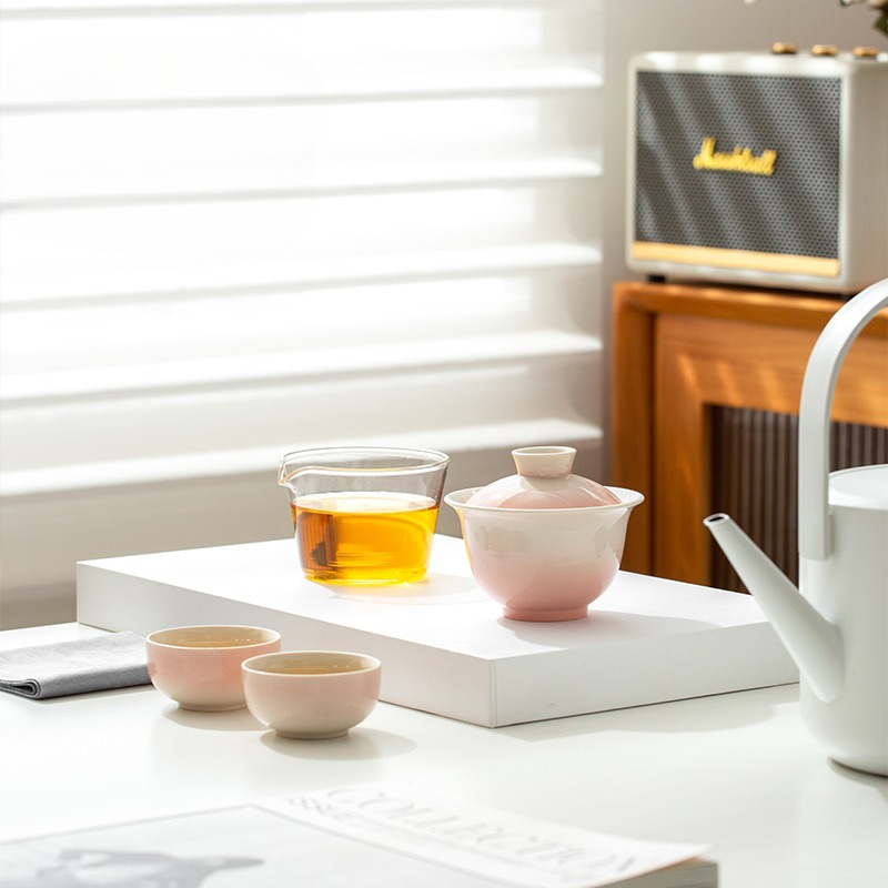 Plant Ash Glaze Gradient Trave – Gongfu Tea Set recenzja i cena
