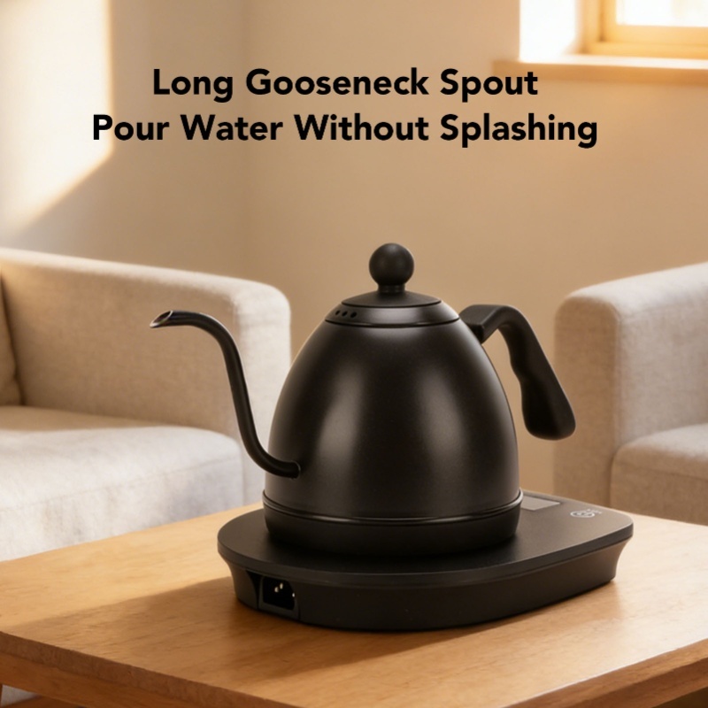 1000W Electric Gooseneck Kettl – Pour Over Kettle recenzja i cena