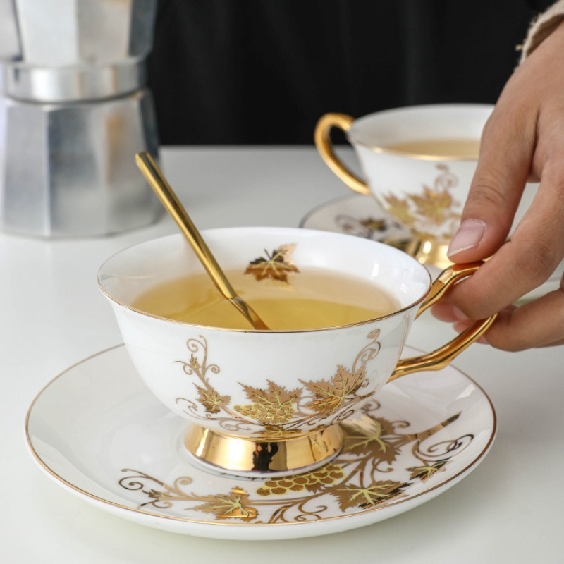Coffee Cup Small Exquisite Set – Coffee Tea English recenzja i cena