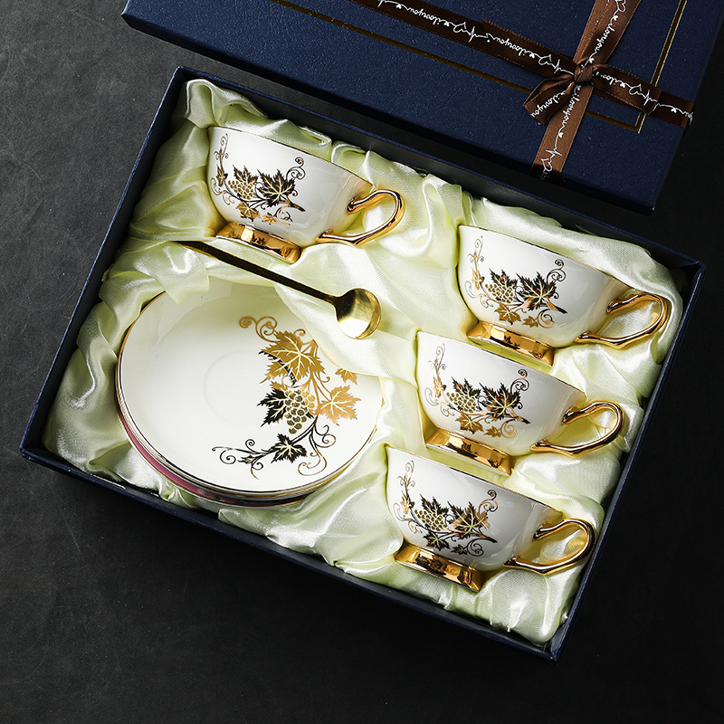 Coffee Cup Small Exquisite Set – Coffee Tea English recenzja i cena