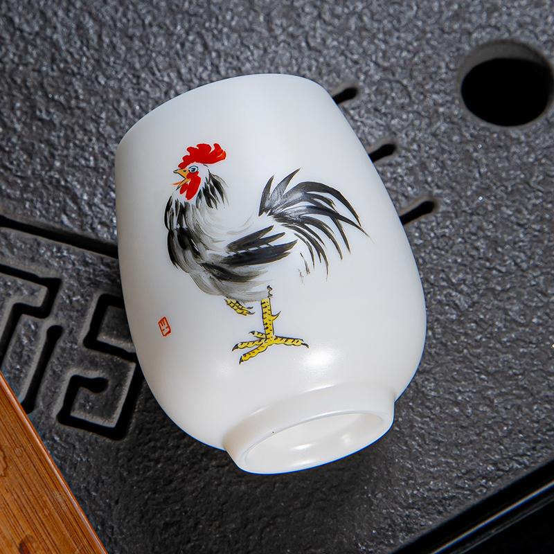 Hand-Painted Dehua White Porce – Gongfu Tea Set recenzja i cena