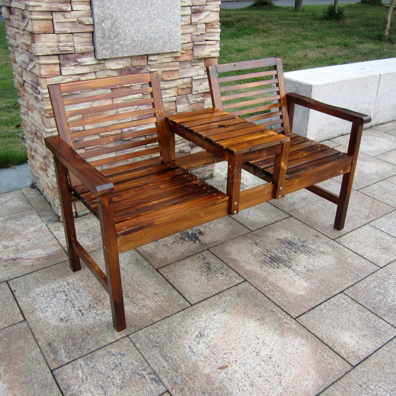 Carbonized solid wood outdoor  – Coffee Tea Garden recenzja i cena