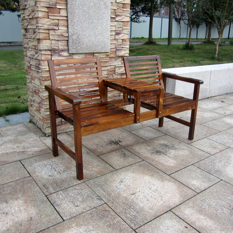 Carbonized solid wood outdoor  – Coffee Tea Garden recenzja i cena