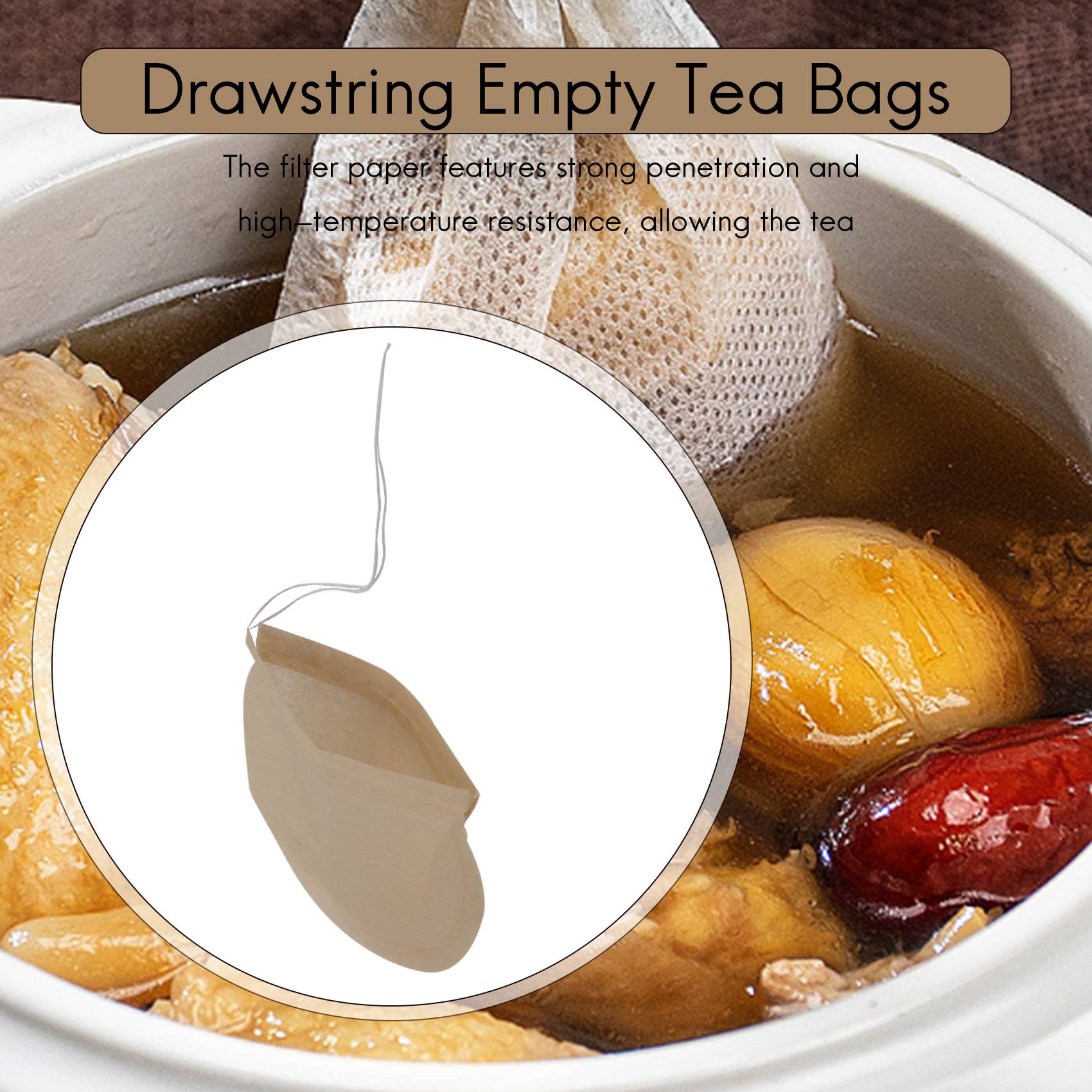 A71Z 300PCS Tea Filter Bags, D – Coffee Tea Infusion recenzja i cena